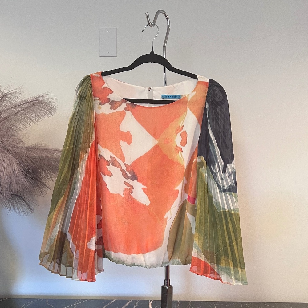 alice + olivia Beautiful Flow Top